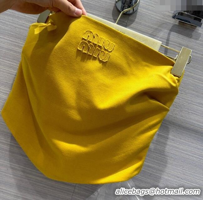 Best Price Miu Miu Vest M053110 Yellow 2024