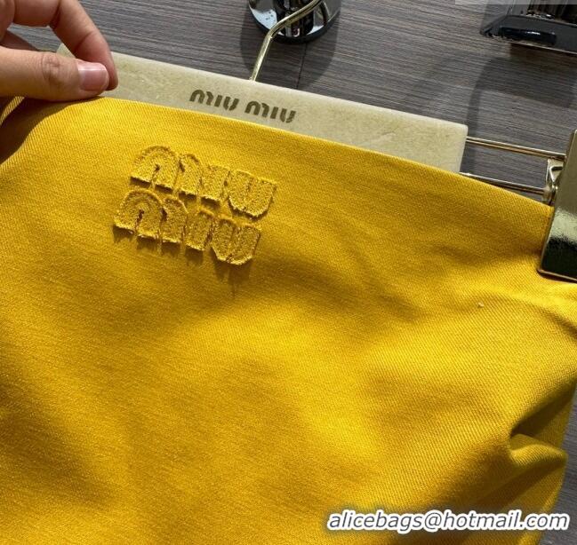 Best Price Miu Miu Vest M053110 Yellow 2024