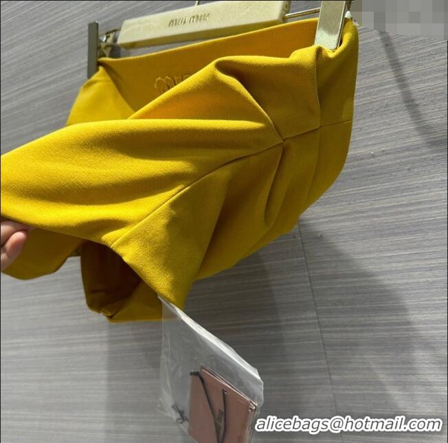 Best Price Miu Miu Vest M053110 Yellow 2024