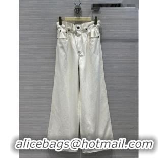 New Release Creation Miu Miu Denim Jeans M053113 White 2024