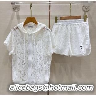 Market Sells Dior Lace Top and Shorts D053114 White 2024