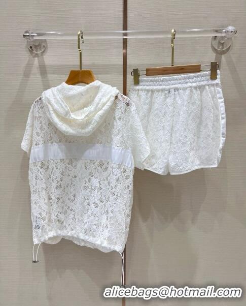 Market Sells Dior Lace Top and Shorts D053114 White 2024