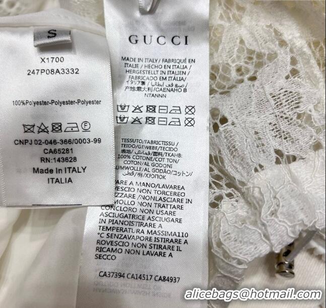 Market Sells Dior Lace Top and Shorts D053114 White 2024