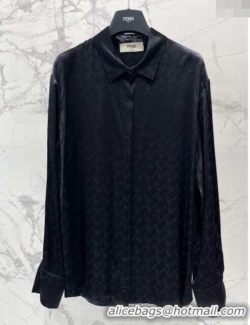 Fashion Show Collections Fendi Shirt F053118 Black 2024