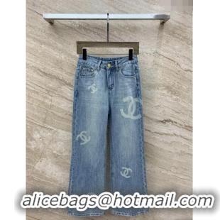 Luxury Classic Chanel Denim Jeans CH053129 Blue 2024