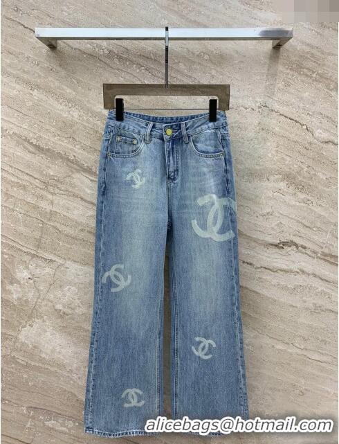 Luxury Classic Chanel Denim Jeans CH053129 Blue 2024