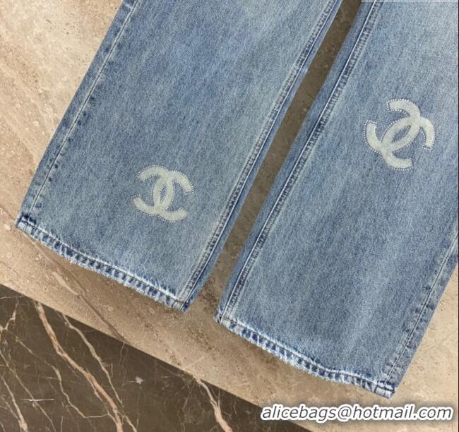 Luxury Classic Chanel Denim Jeans CH053129 Blue 2024