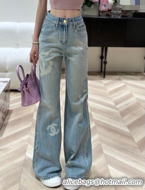 Luxury Classic Chanel Denim Jeans CH053129 Blue 2024