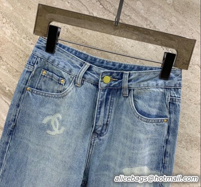 Luxury Classic Chanel Denim Jeans CH053129 Blue 2024