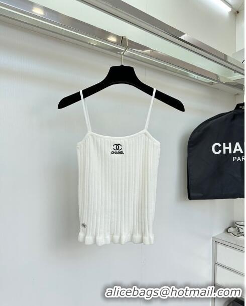 High Quality Chanel Knit Vest and Cardigan CH6504 White 2024