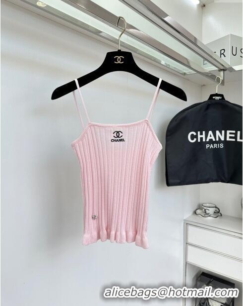 New Design Chanel Knit Vest and Cardigan CH6501 Pink 2024