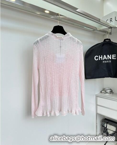 New Design Chanel Knit Vest and Cardigan CH6501 Pink 2024