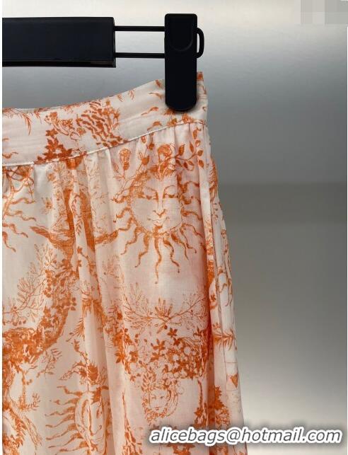 Top Quality Discount Dior Skirt D6508 Orange 2024