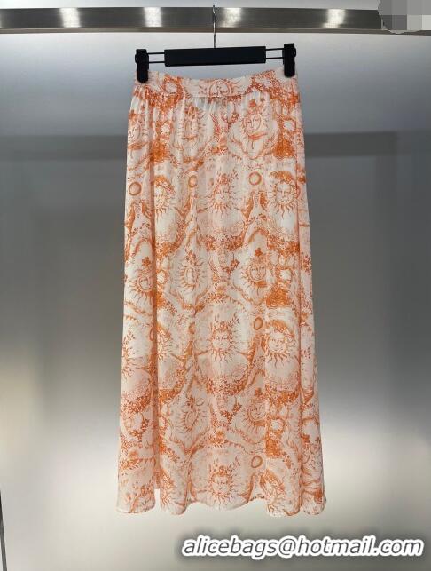 Top Quality Discount Dior Skirt D6508 Orange 2024