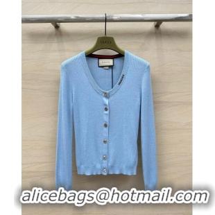 Trendy Design Gucci Wool Cardigan G6612 Blue 2024