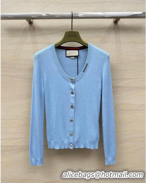 Trendy Design Gucci Wool Cardigan G6612 Blue 2024