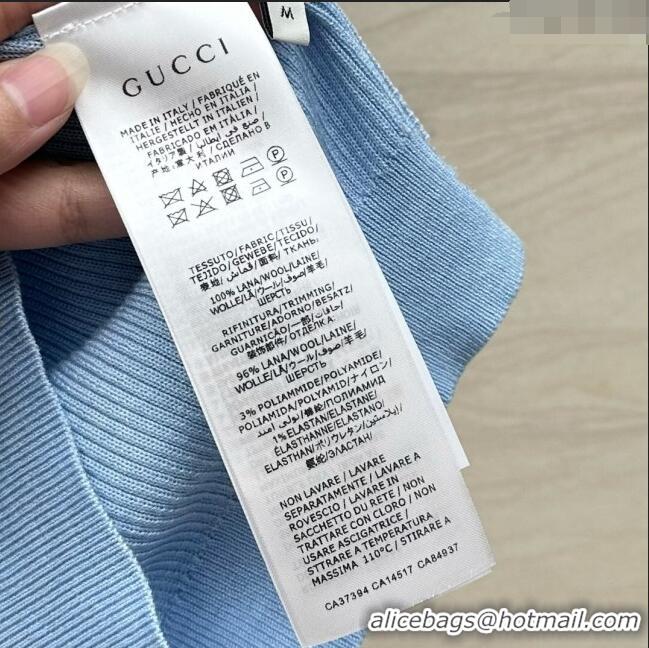 Trendy Design Gucci Wool Cardigan G6612 Blue 2024