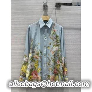 Buy Discount Zimmermann Silk Shirts Z6618 Blue 2024