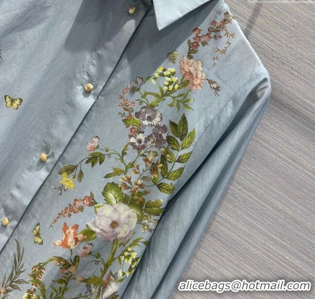 Buy Discount Zimmermann Silk Shirts Z6618 Blue 2024