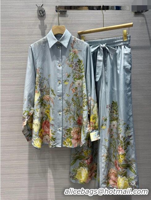 Buy Discount Zimmermann Silk Shirts Z6618 Blue 2024