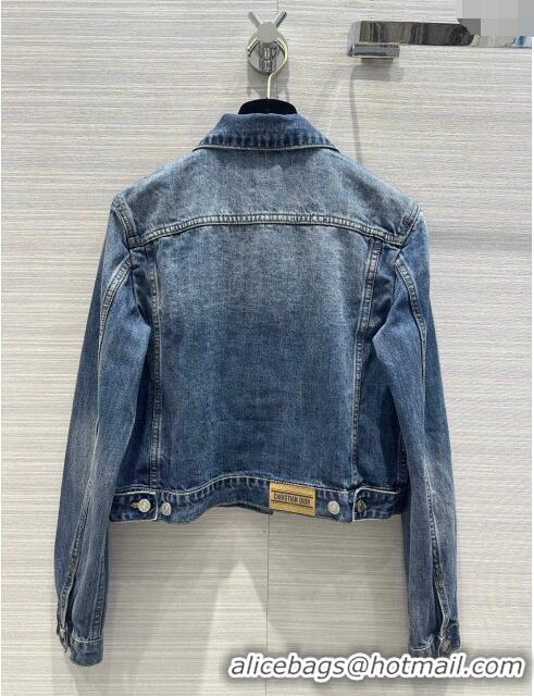 Classic Reproduction Dior Denim Jacket D6622 Blue 2024