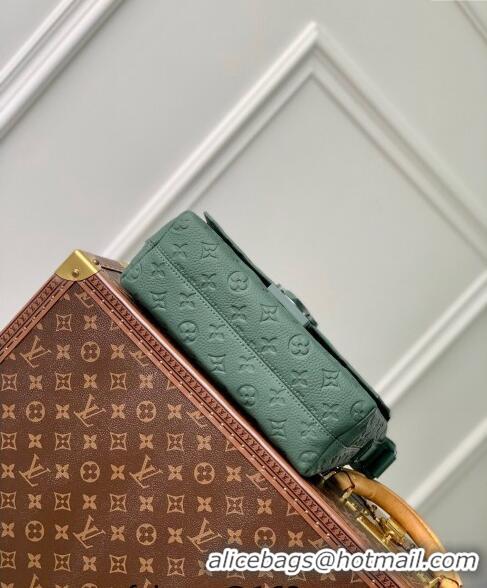 Pretty Style Louis Vuitton S-Cape Messenger Bag in Forest Green Taurillon Monogram Leather M24439 2024