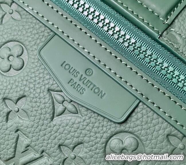 Pretty Style Louis Vuitton S-Cape Messenger Bag in Forest Green Taurillon Monogram Leather M24439 2024