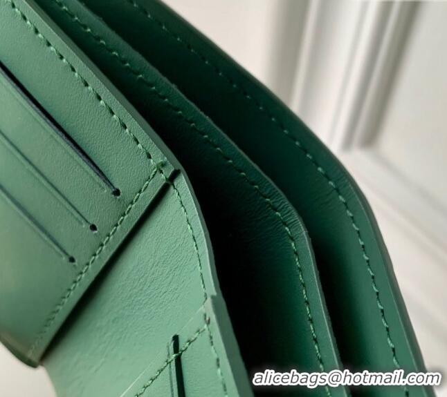 Top Quality Louis Vuitton Multiple Wallet in Forest Green Taurillon Monogram Leather M83055 2024