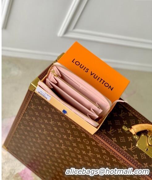 Grade Design Louis Vuitton Zippy Wallet in Monogram Empreinte Leather M61864 Opale Pink 2024