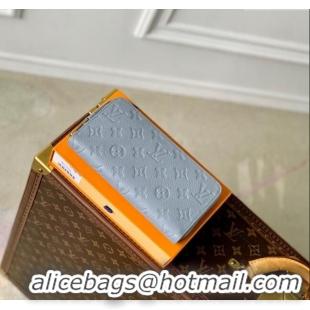 Buy Discount Louis Vuitton Zippy Wallet in Monogram Empreinte Leather M61864 Olympe Blue 2024