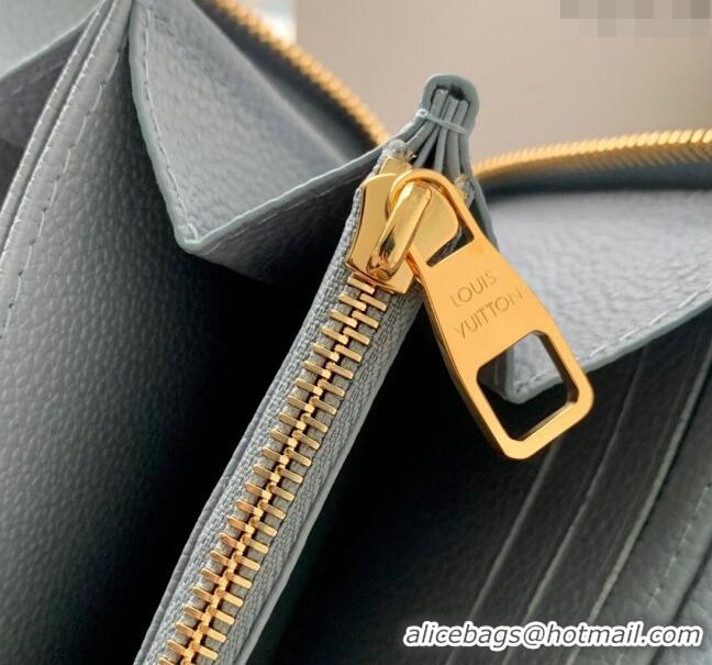 Buy Discount Louis Vuitton Zippy Wallet in Monogram Empreinte Leather M61864 Olympe Blue 2024