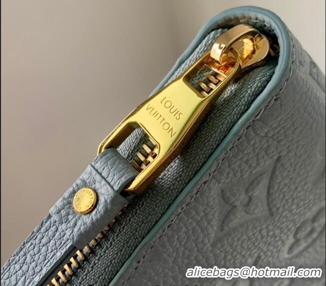 Buy Discount Louis Vuitton Zippy Wallet in Monogram Empreinte Leather M61864 Olympe Blue 2024