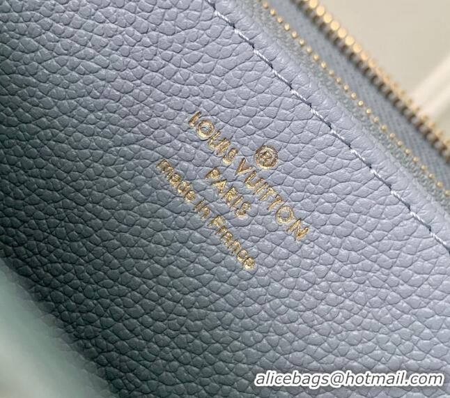 Buy Discount Louis Vuitton Zippy Wallet in Monogram Empreinte Leather M61864 Olympe Blue 2024