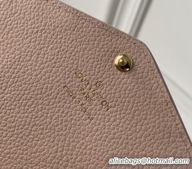 Low Cost Louis Vuitton Sarah Wallet in Monogram Empreinte Leather M83443 Opale Pink 2024