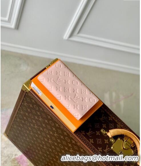 Low Cost Louis Vuitton Sarah Wallet in Monogram Empreinte Leather M83443 Opale Pink 2024