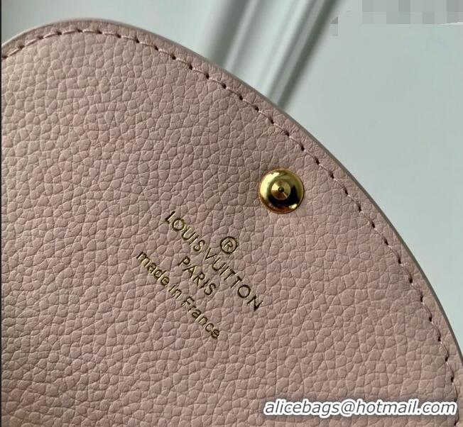 Cheapest Louis Vuitton Rosalie Coin Purse Wallet in Monogram Empreinte Leather M81520 Opale Pink 2024