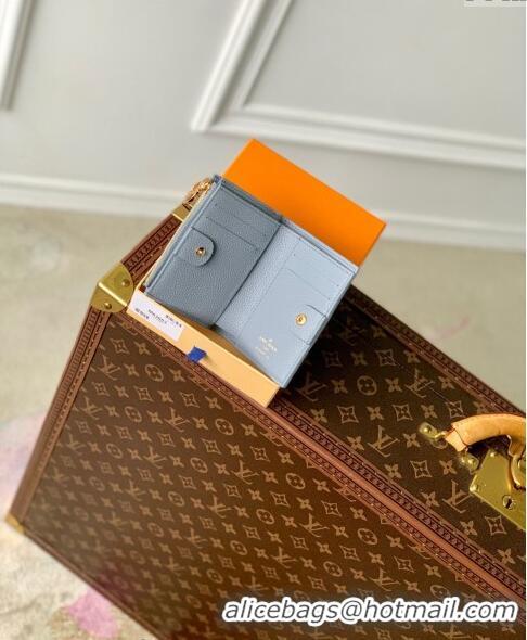 Promotional Louis Vuitton Lisa Wallet in Monogram Empreinte Leather M83587 Olympe Blue 2024