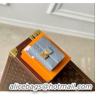 Good Looking Louis Vuitton Metis Wallet in Monogram Empreinte Leather M82926 Olympe Blue 2024