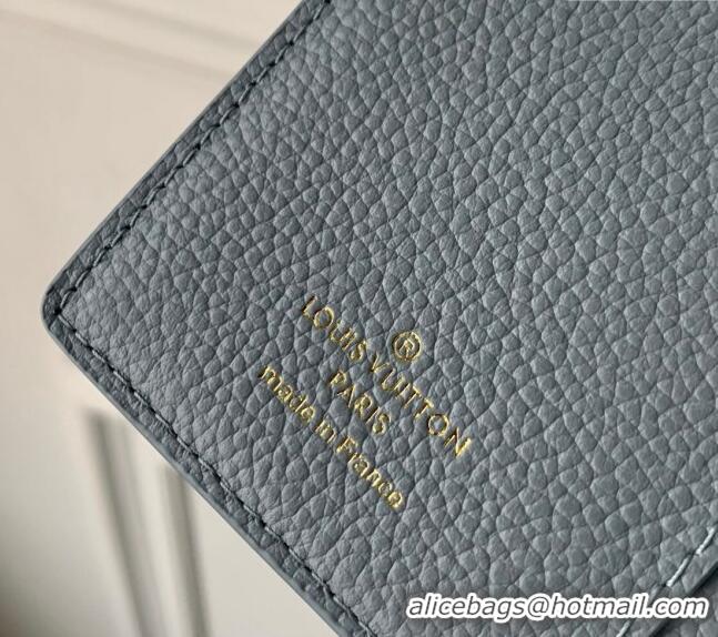 Good Looking Louis Vuitton Metis Wallet in Monogram Empreinte Leather M82926 Olympe Blue 2024