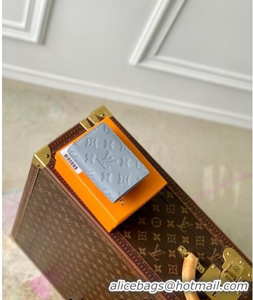 Good Looking Louis Vuitton Metis Wallet in Monogram Empreinte Leather M82926 Olympe Blue 2024