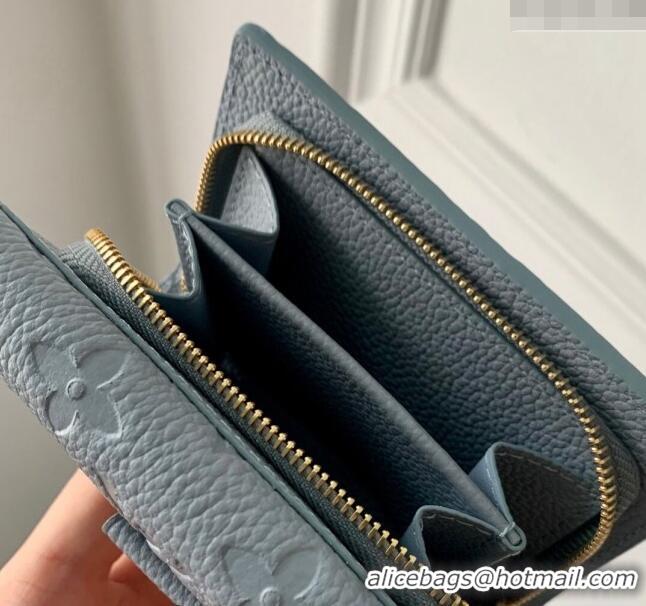 Good Looking Louis Vuitton Metis Wallet in Monogram Empreinte Leather M82926 Olympe Blue 2024