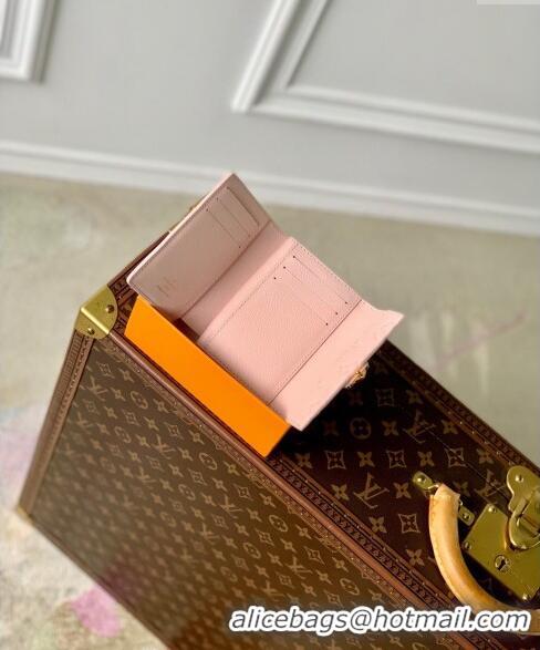 Pretty Style Louis Vuitton Metis Wallet in Monogram Empreinte Leather M82926 Opale Pink 2024