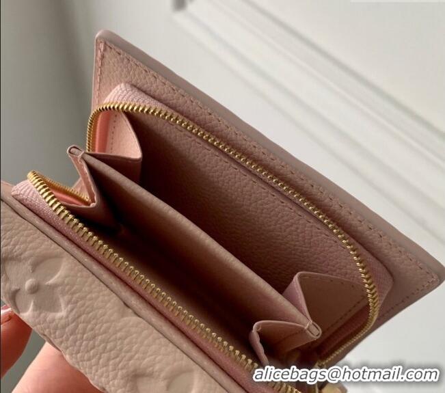 Pretty Style Louis Vuitton Metis Wallet in Monogram Empreinte Leather M82926 Opale Pink 2024