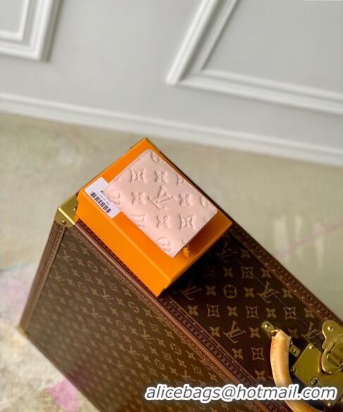 Pretty Style Louis Vuitton Metis Wallet in Monogram Empreinte Leather M82926 Opale Pink 2024