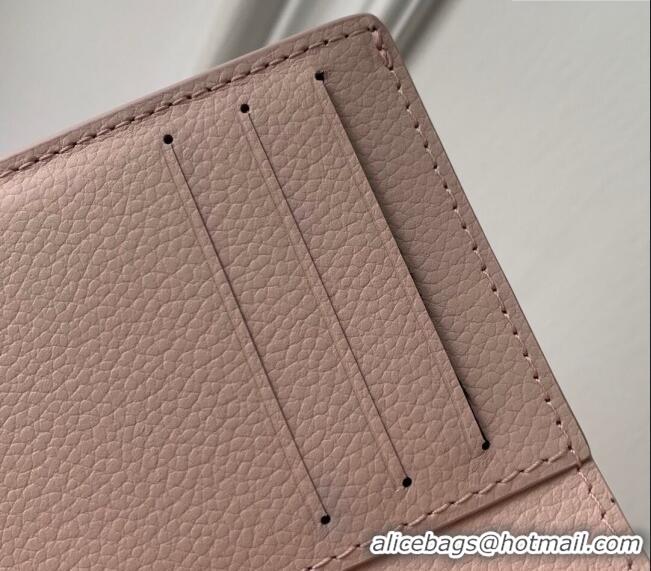 Pretty Style Louis Vuitton Metis Wallet in Monogram Empreinte Leather M82926 Opale Pink 2024