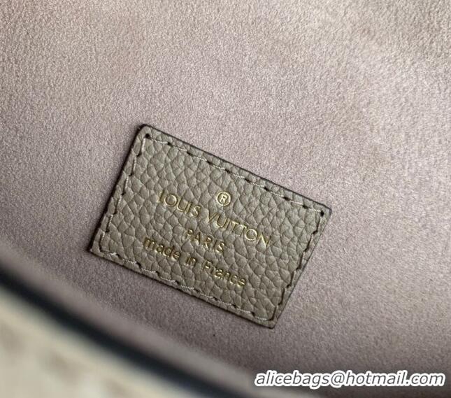 Top Grade Louis Vuitton Nano Diane Mini bag in Monogram Empreinte Leather M83300 Tourterelle Beige/Cream White 2024