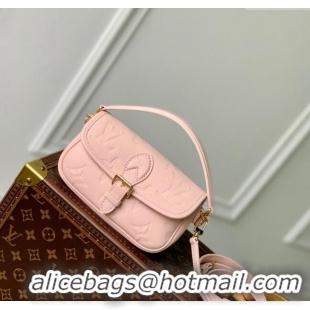 Good Product Louis Vuitton Nano Diane Mini bag in Monogram Empreinte Leather M83566 Opale Pink 2024