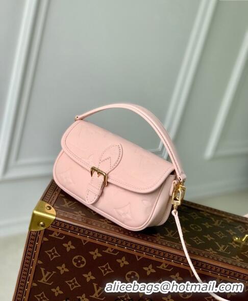 Good Product Louis Vuitton Nano Diane Mini bag in Monogram Empreinte Leather M83566 Opale Pink 2024