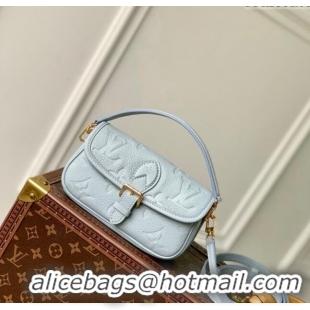 Buy Cheap Louis Vuitton Nano Diane Mini bag in Monogram Empreinte Leather M83592 Olympe Blue 2024