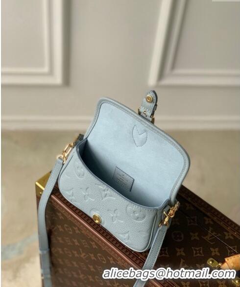 Buy Cheap Louis Vuitton Nano Diane Mini bag in Monogram Empreinte Leather M83592 Olympe Blue 2024